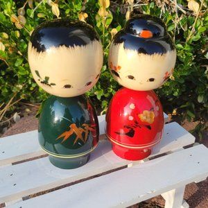 Traditional Japanese kokeshi doll, kokeshi doll